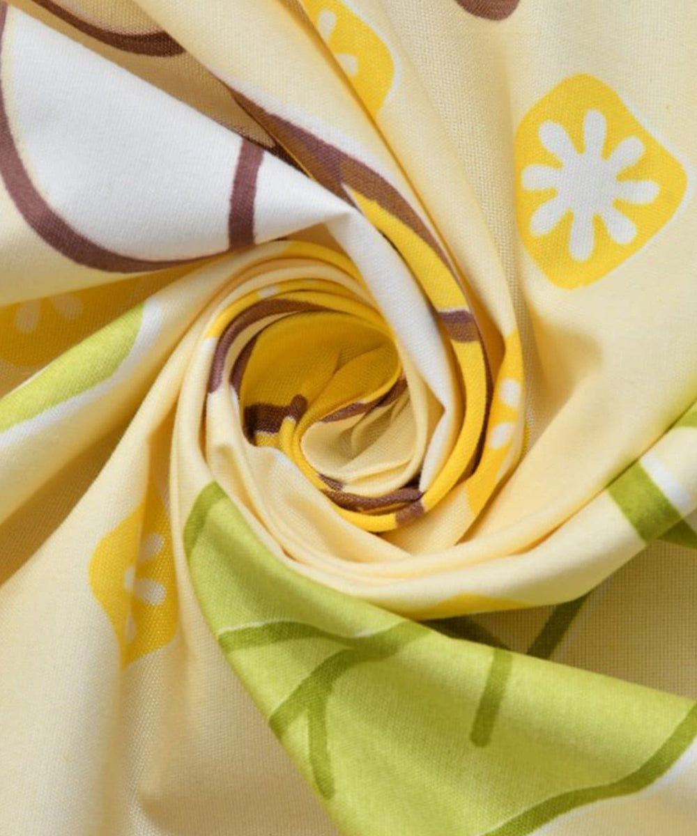 Giraffe Carnival Flat Double Bedsheet With 2 Pillow Cover