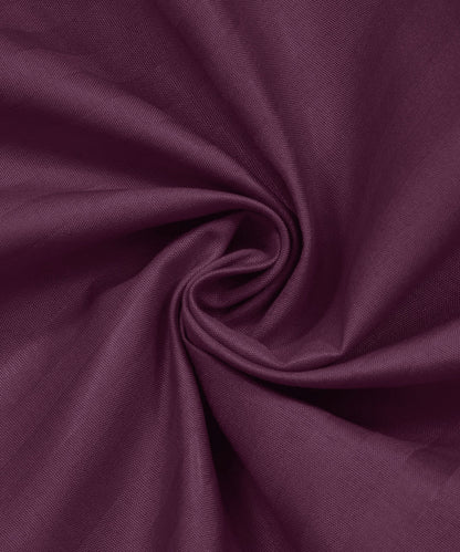 Wine Satin Stripe Flat Double Bedsheet With 2 Pillow Covers