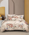 Blossom Dew Dreams Flat King Bedsheet With 2 Pillow Covers