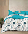 Modern Rounds Flat Double Bedsheet With 2 Pillow Covers