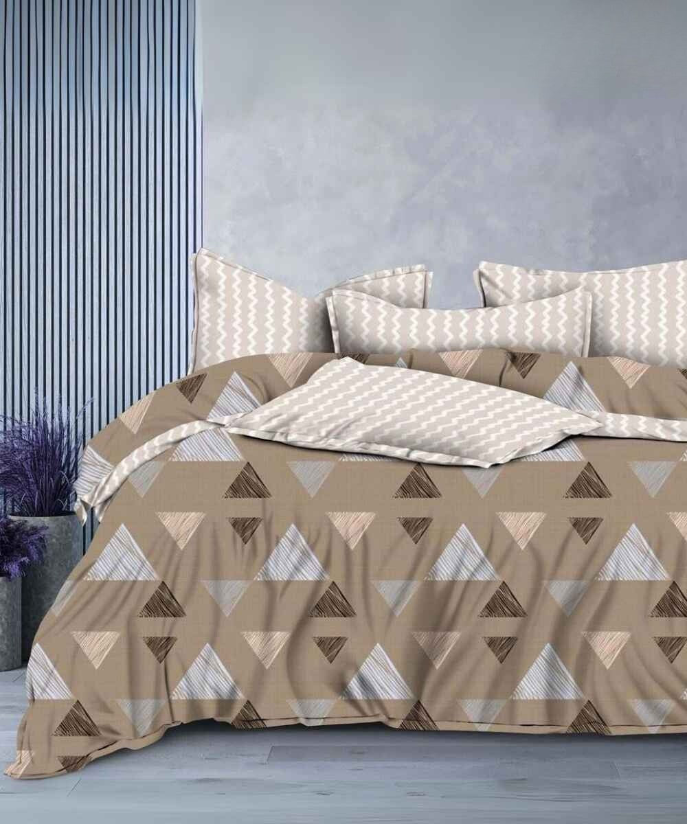 Urban Zen Flat Double Bedsheet With 2 Pillow Covers