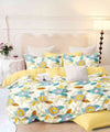 Sunshine Bloom Flat Double Bedsheet With 2 Pillow Covers