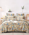 Paisley blossom Flat King Bedsheet With 2 Pillow Covers
